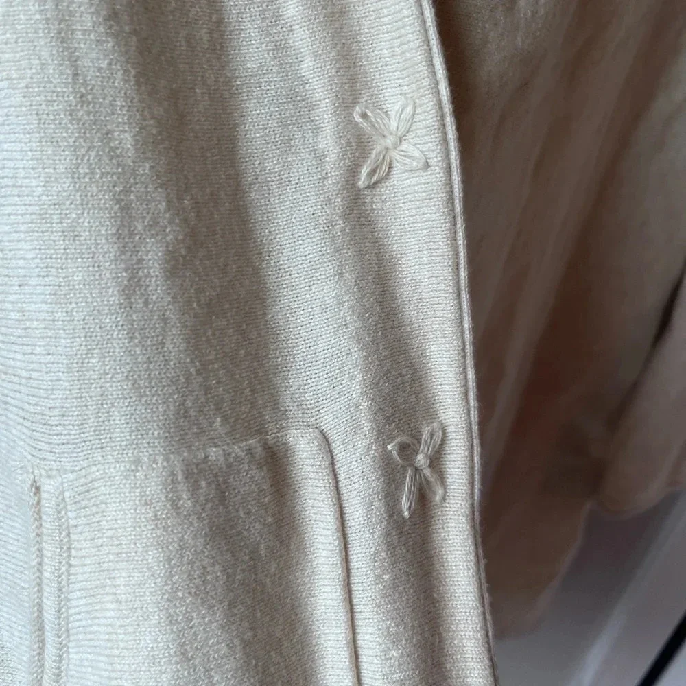 J Jill pure Jill Women cardigan snap closure cashmere cotton blend Petite Medium - Picture 2 of 8